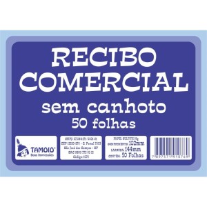 Impresso Recibo Comercial Sem Canhoto 50f-063065-23918