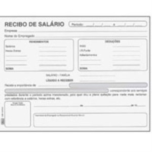 Impresso Recibo Salario 100fls.-002456-21951