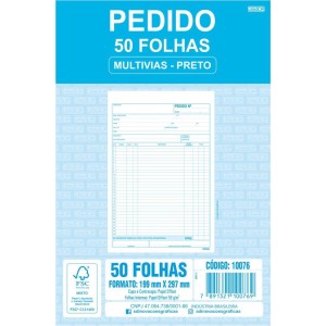 Impresso Talao De Pedido 1/9 1 Via 50 Folhas-109516-46019