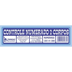 Impresso Talao Comando 2 Corpos 100fls.-063069-90400