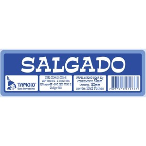 Impresso Talao Ficha Salgado 50x2 53mmx152mm-016205-36603