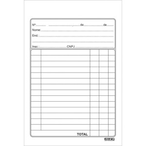 Impresso Talao Nota Neutra 1/36 40x2 104x146-006268-92329