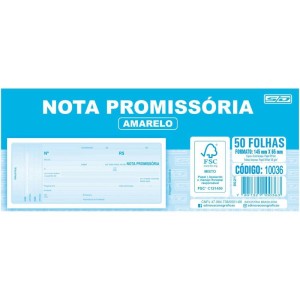 Impresso Talao Nota Promis.mini 50f.65x145 Am-109520-30972