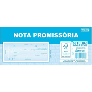 Impresso Talao Nota Promissoria 50f.95x215 Am-109521-14336