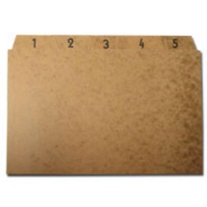 Indice Para Fichario 1 A 31 5x8 Cartao Kraft-014774-78238