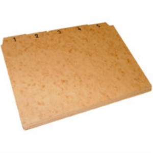 Indice Para Fichario 1 A 31 6x9 Cartao Kraft-014775-55901