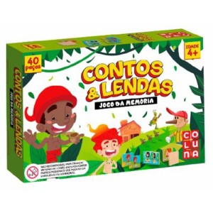 Jogo Da Memoria Em Madeira Contos E Lendas 40 Pcs.-107401-86201