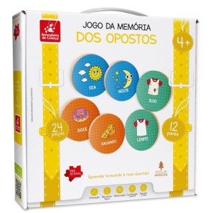 Jogo Da Memoria Em Madeira Opostos 24pcs-107334-18722