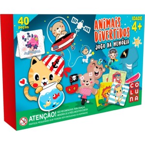 Jogo Da Memoria Animais Divertidos-078626-54356