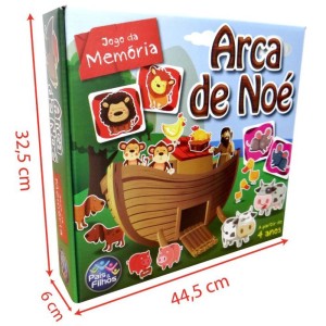 Jogo Da Memoria Arca De Noe 40 Pecas-057263-60223