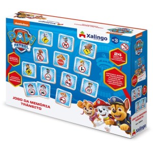 Jogo Da Memoria Patrulha Canina Transito 24pcs-101788-36236