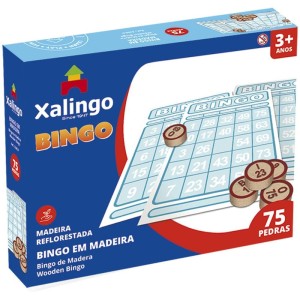 Jogo De Bingo Bingo De Pedras De Madeira-017435-36043