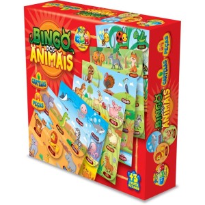 Jogo De Bingo Bingo Dos Animais 54pcs/6carte-094641-25779