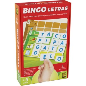 Jogo De Bingo Bingo Letras 5 A 8 Anos-033180-28397