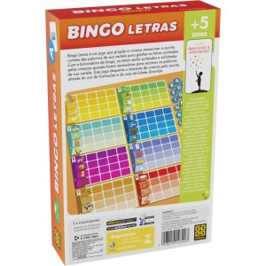 Jogo De Bingo Bingo Letras 5 A 8 Anos-033180-89070