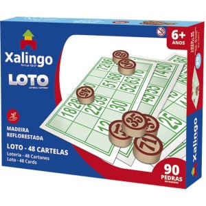 Jogo De Bingo Loto 48 Cartelas C/pedra Madei-017437-12885