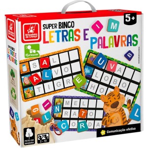 Jogo De Bingo Super Bingo Letras E Palavras-107369-40796