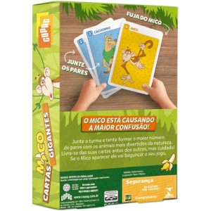 Jogo De Cartas Mico 25 Cartas Gigantes-092952-46523