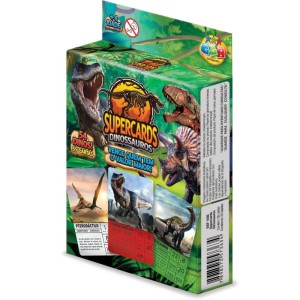 Jogo De Cartas Supercards Dinossauros 55cts-104721-70532