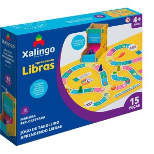 Jogo De Tabuleiro Aprendendo Libras 15pcs-107514-87642