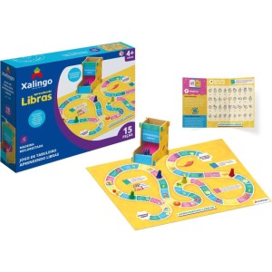 Jogo De Tabuleiro Aprendendo Libras 15pcs-107514-90096