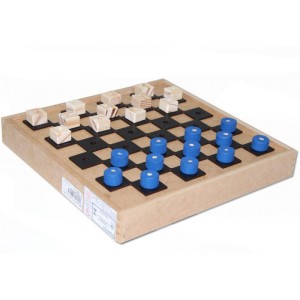 Jogo De Tabuleiro Braille Dama De Madeira-102119-67050