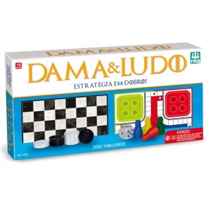 Jogo De Tabuleiro Dama E Ludo-034140-99377