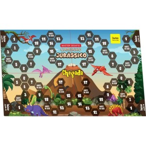 Jogo De Tabuleiro Desafio Caminho Jurassico-099958-52994