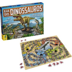 Jogo De Tabuleiro Ilha Dos Dinossauros-107457-99365