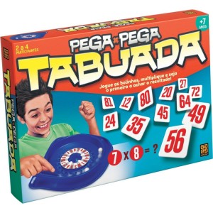 Jogo De Tabuleiro Pega Pega Tabuada-018936-26629