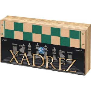 Jogo De Xadrez Oficial Cx Em Madeira 40cm-071003-50766