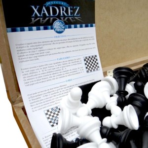 Jogo De Xadrez Oficial Cx Em Madeira 40cm-071003-75835