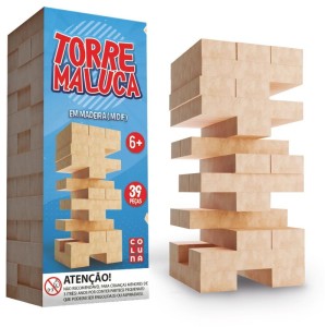 Jogo Diverso Torre Maluca 39pcas Madeira-097338-61313