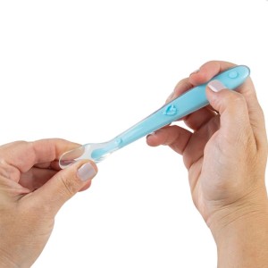 Kit Alimentacao Colher Silicone Baby Azul-108663-36371