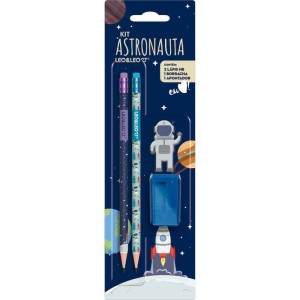 Kit Escolar Astronauta Hb C/04 Pecas-099771-12344