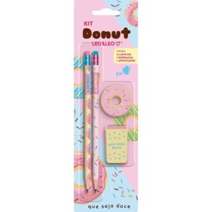 Kit Escolar Donut Hb C/04 Pecas-099763-65531