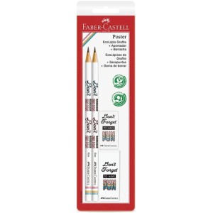 Kit Escolar Poster Branco 4pcs-104982-96174