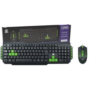 Kit Perifericos 5+ Gamer Start 2.0 Pt/verde-094470-98600