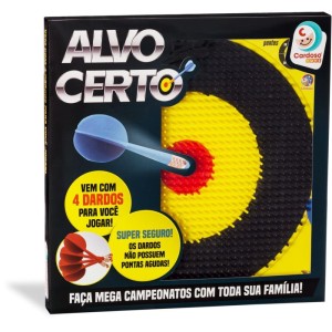 Lancador Alvo Certo C/4 Dardos-074920-68447