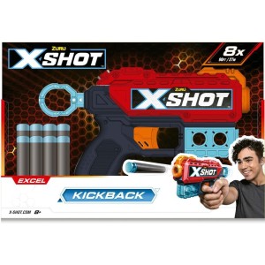 Lancador X-shot Red Recoil 8dardos-091431-13745