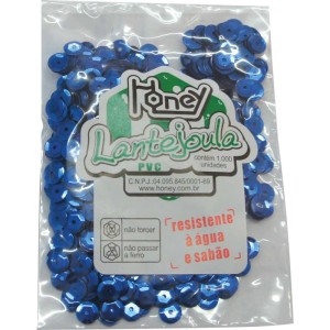 Lantejoula Metalizada Azul N.06 C/1000unid.-013501-11411