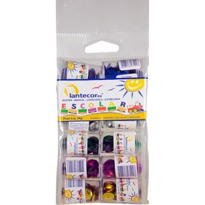 Lantejoula Metalizada Kit 6 Cores Sort 6mm Potes 3g.-053354-57037