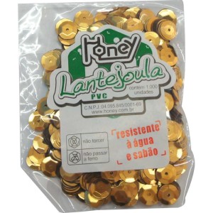 Lantejoula Metalizada Ouro N.08 C/1000unid.-013512-14430