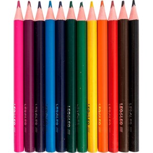 Lapis De Cor Jumbo Leo E Leo 12cores Big 15cm-089286-43747