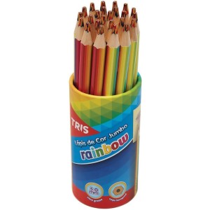 Lapis De Cor Jumbo Tris Rainbow-074875-32705