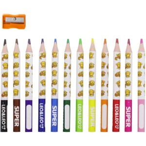 Lapis De Cor Triangular Leo E Leo 12cores Super C/apon-087238-95882