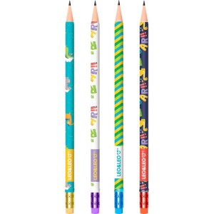 Lapis Preto Redondo Decorado Dino Hb C/borracha (s)-099777-20761