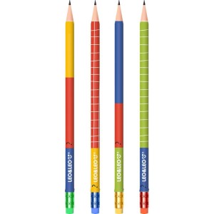 Lapis Preto Redondo Decorado Solar Hb C/borracha (s)-099768-35891