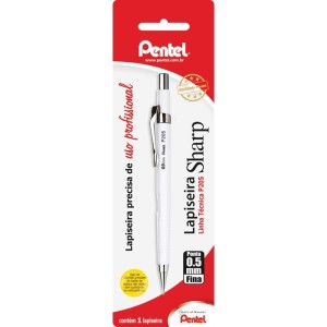 Lapiseira 0.5mm Pentel Branca-062745-53694