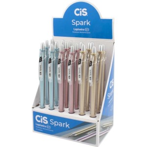 Lapiseira 0.7mm Cis Spark 3cores Metalicas-081451-46348